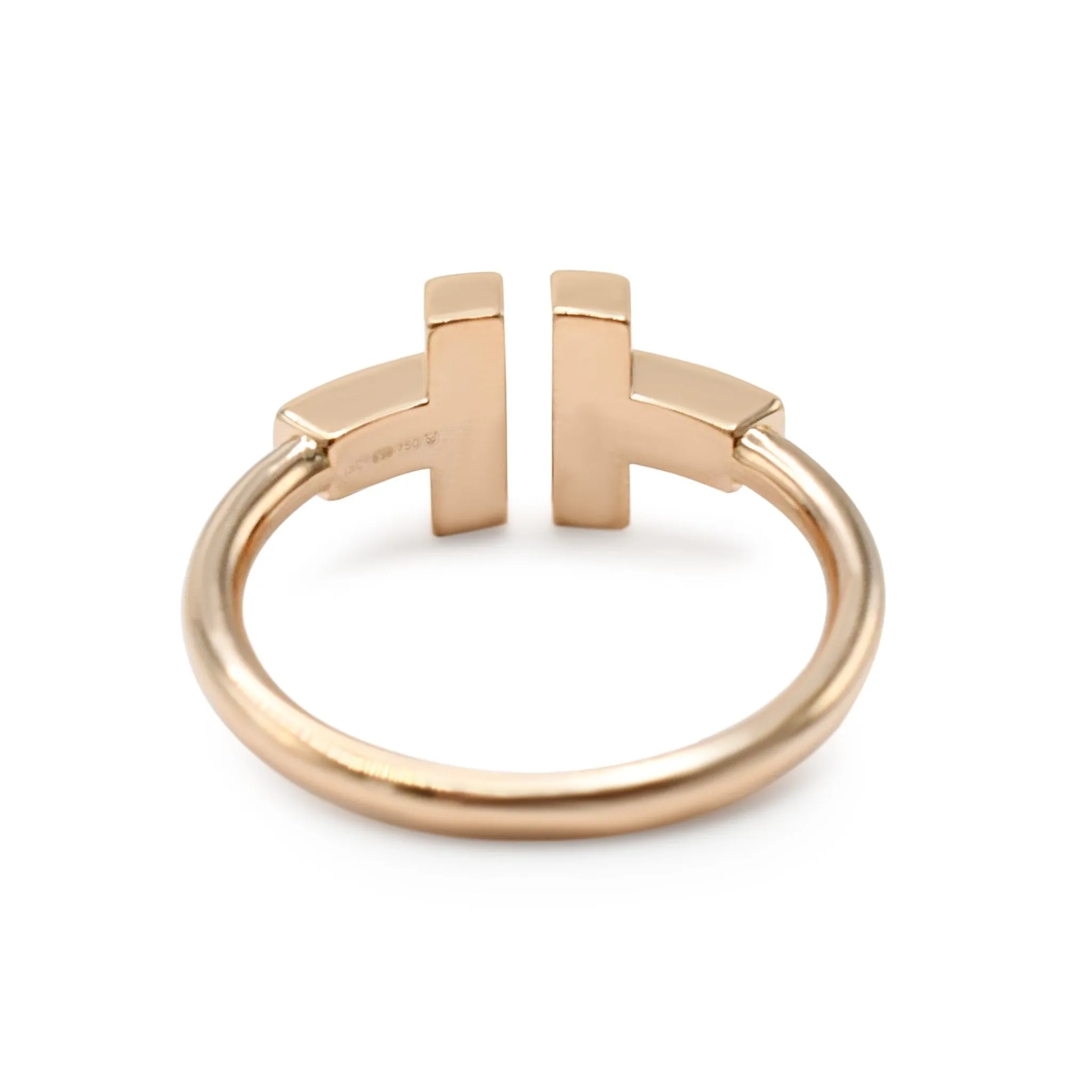 Tiffany T Wire Ring With Mother-Of-Pearl - 18ct Rose Gold