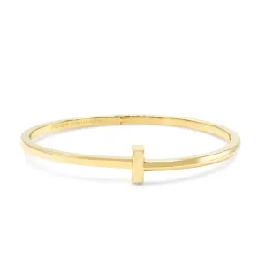 Tiffany T1 Narrow Hinged Bangle, Medium - 18ct Yellow Gold