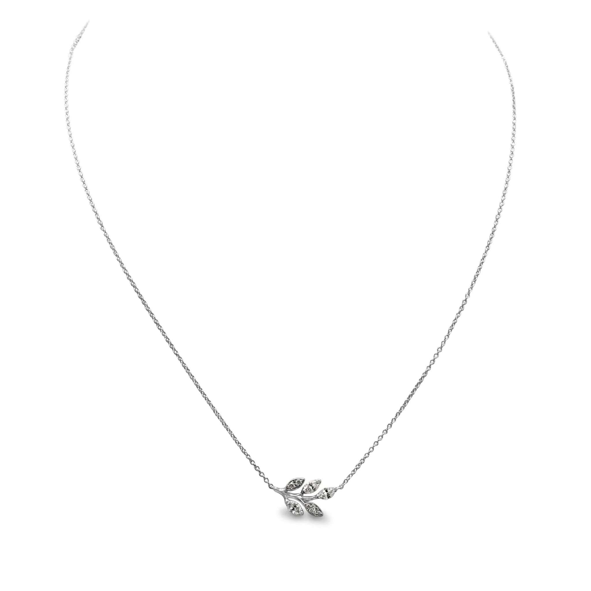 Tiffany Victoria Diamond Vine Pendant Necklace