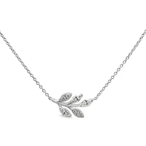 Tiffany Victoria Diamond Vine Pendant Necklace