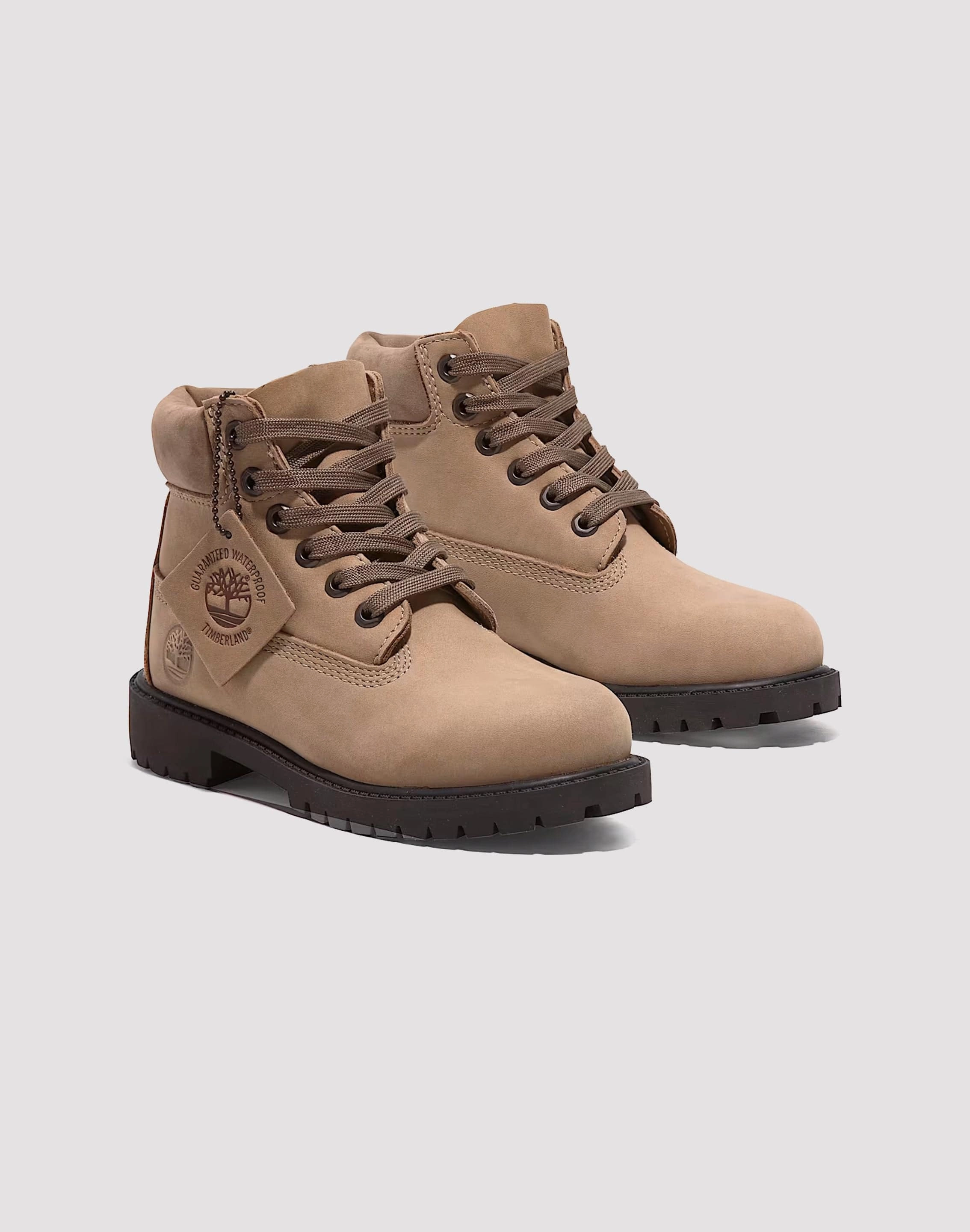 Timberland 6-Inch Premium Waterproof Boots Grade-School Military - inspired fashion