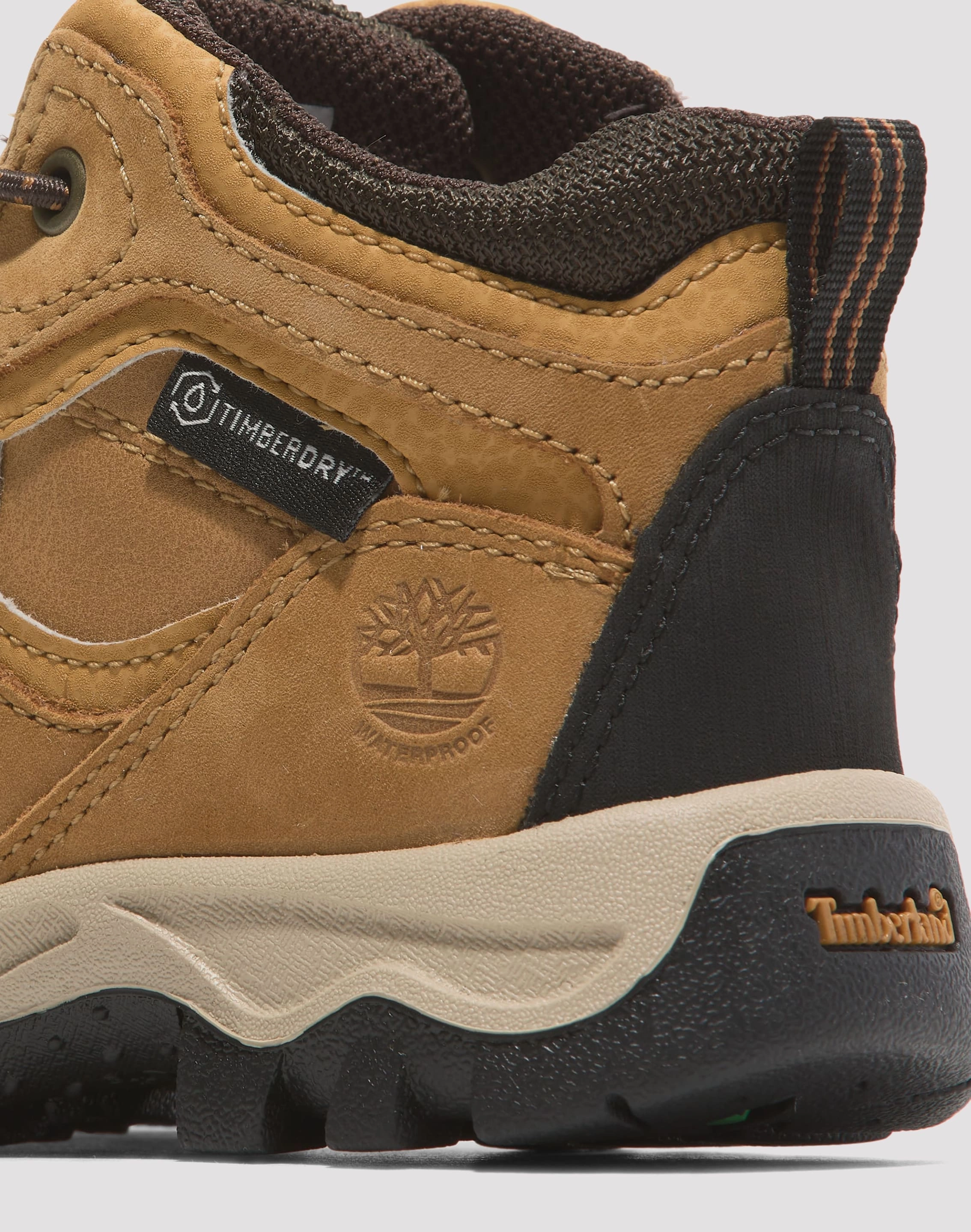 Timberland Mt. Maddsen Mid Lace Up Waterproof Hiking Boot Toddler Leather - material fashion