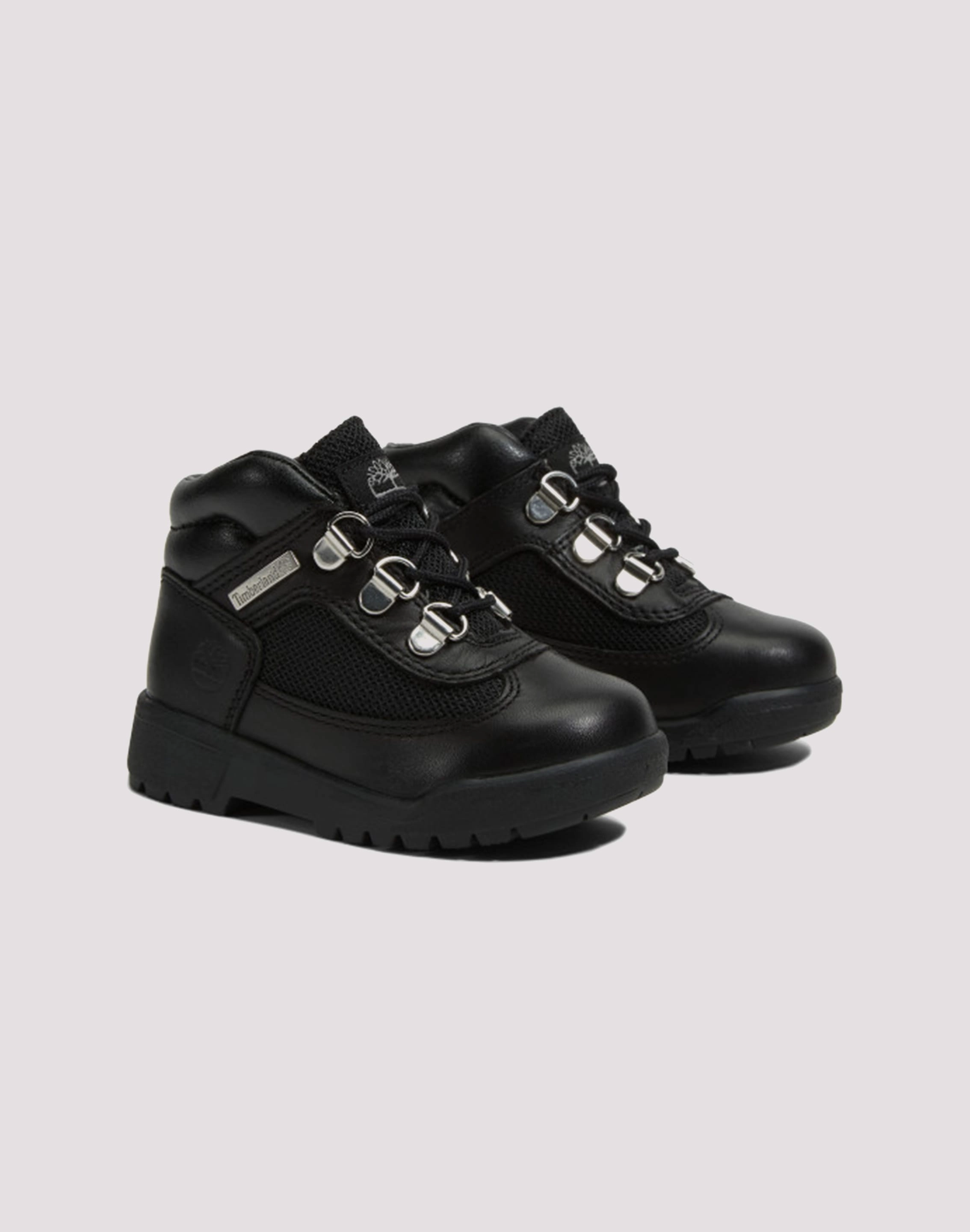 Timberland Premium Mid Toddler Boys' "Black" Field Boot Minimalist fashion