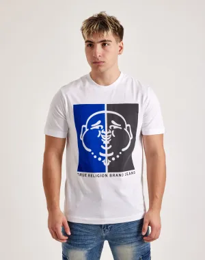 True Religion Half Face Buddha Tee Retro fashion finds Fashion-forward items