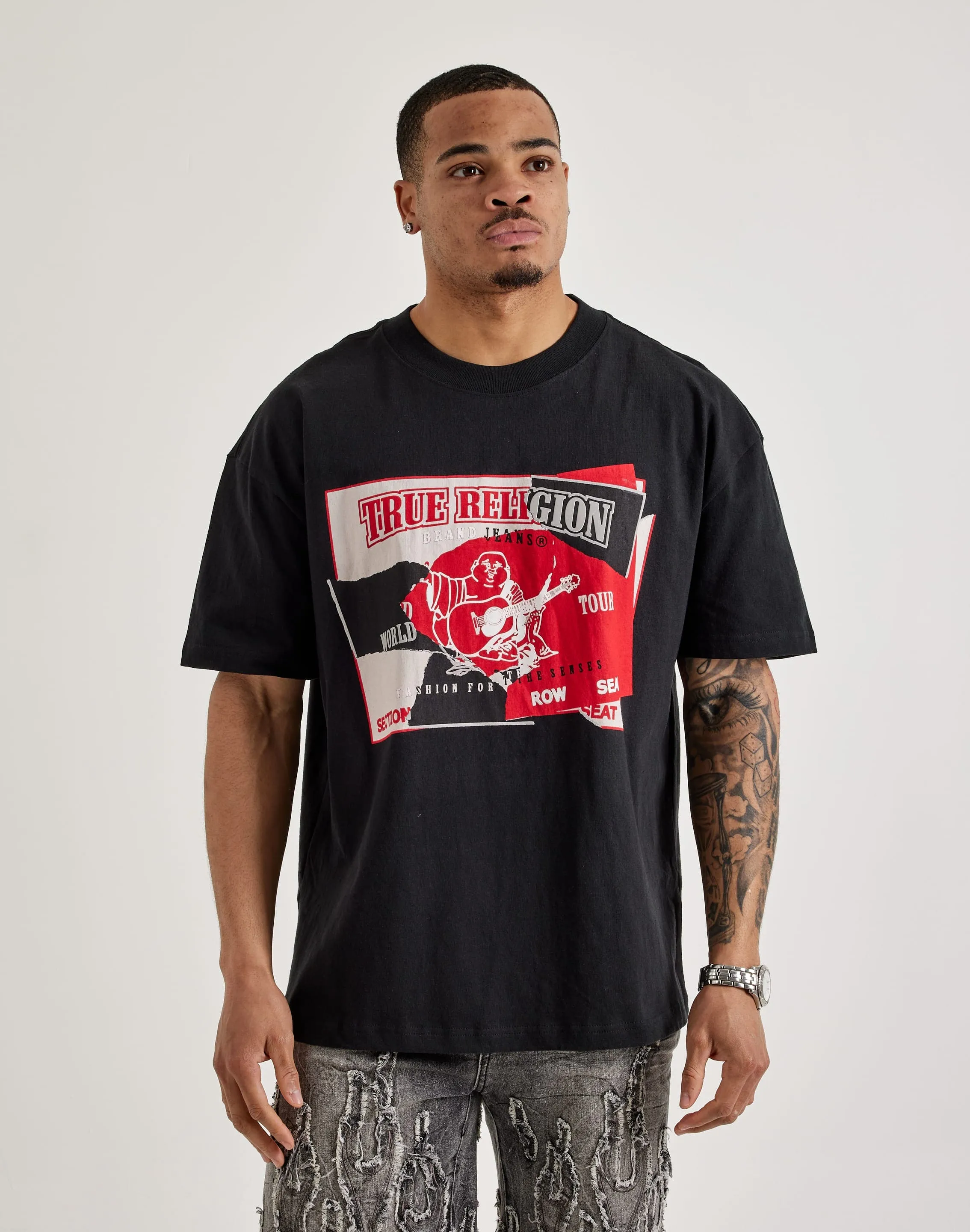 True Religion Torn Tee Everyday wear Fashion photography