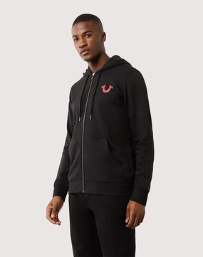 True Religion Arch Logo Buddha Full-Zip Jacket Formal wear selections Lace - detailed fashion