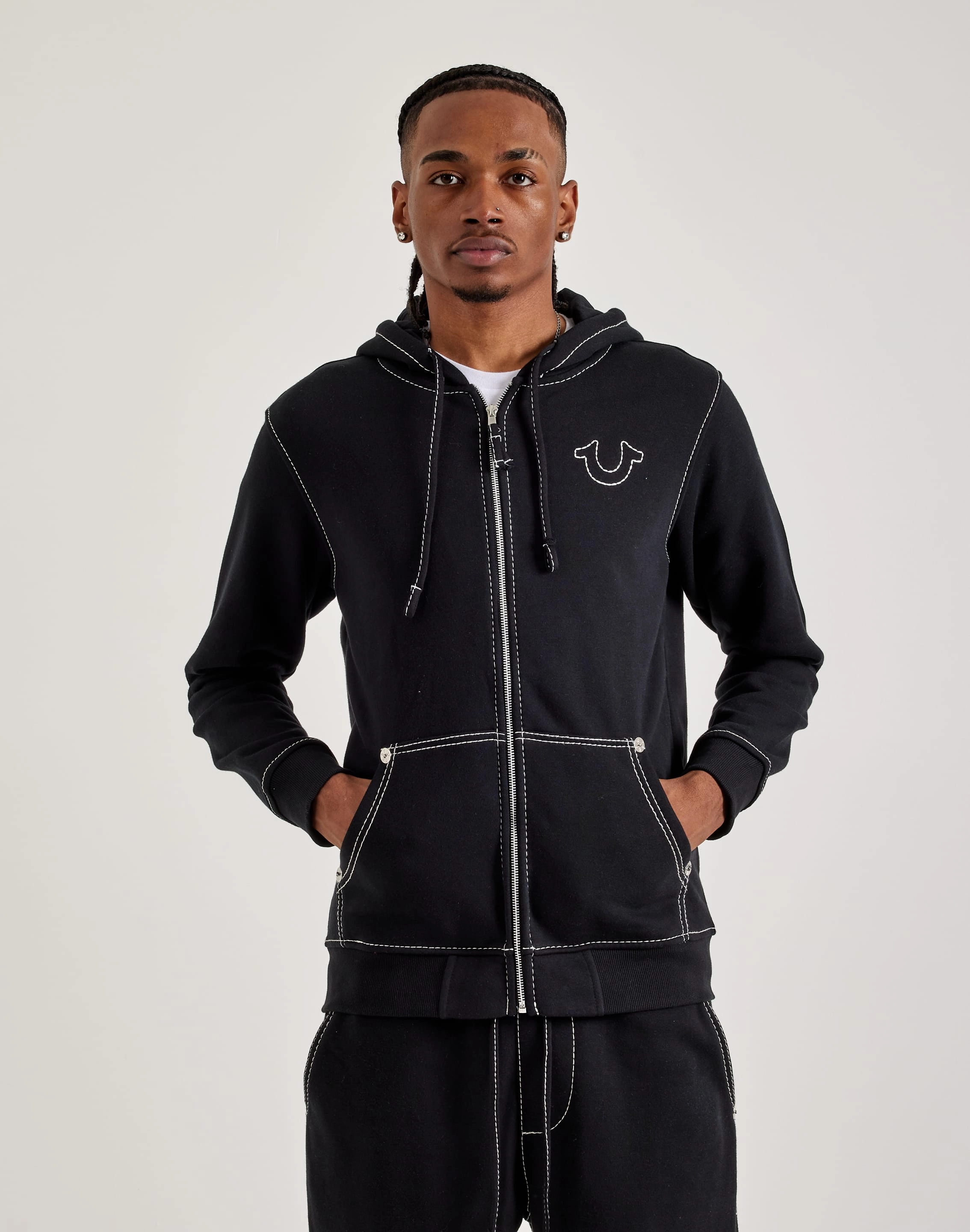 True Religion Big-T Full-Zip Hoodie Style statements Nautical - themed fashion