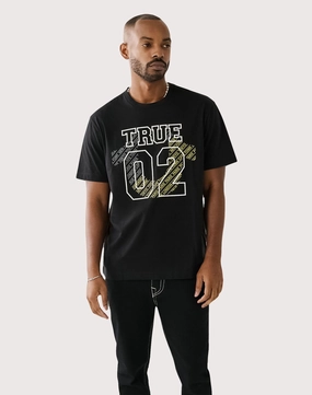 True Religion City Black Tee High - end fashion Fashion-forward items
