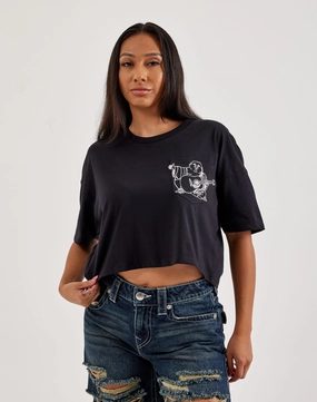 True Religion Embroidered Buddha Tee Fashion catalog Fashion trends