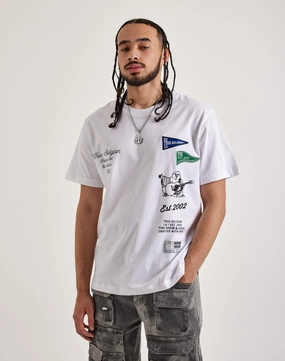True Religion Logo Tee Cotton - made fashion Organic fashion products