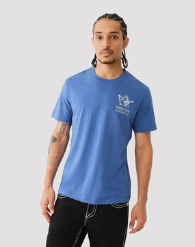 True Religion Ombre Logo Crew Tee Preppy style items Beachwear items