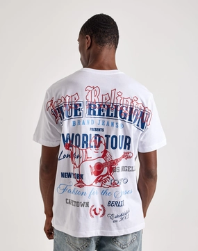 True Religion Relaxed Graphic Tee Vintage - inspired fashion Fashion models