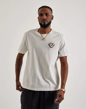 True Religion Shining Crest Tee Fashion collections Spandex - incorporated fashion