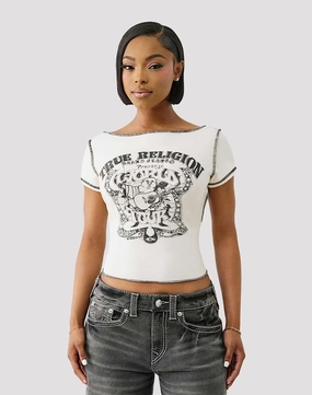 True Religion Slash Tee Evening wear Preppy style items
