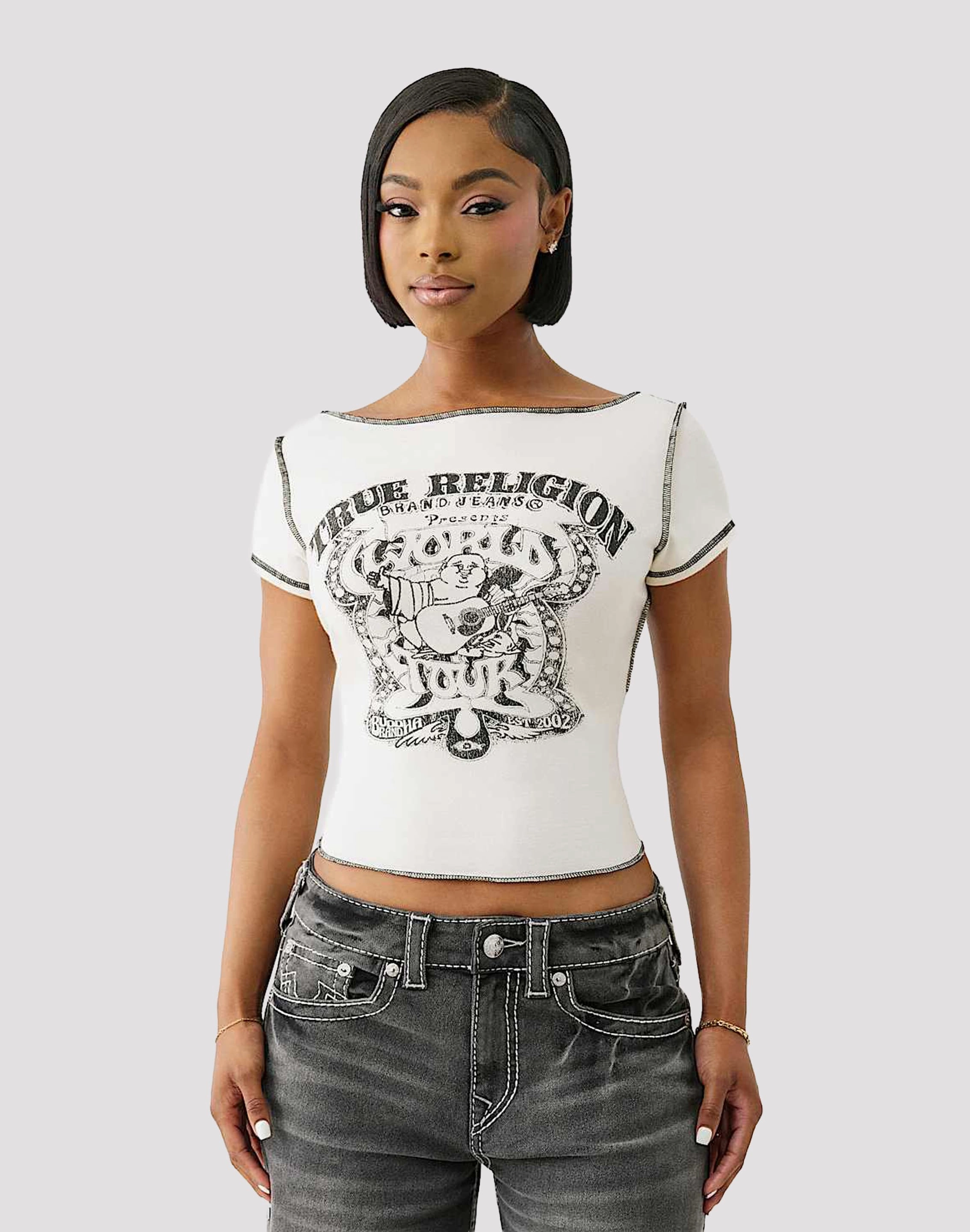 Comfortable apparel True Religion Slash Tee Clothing and accessories