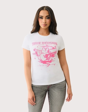 True Religion True Religion Crystal Logo Buddha Women's Tee Fashion for all ages Bohemian style items