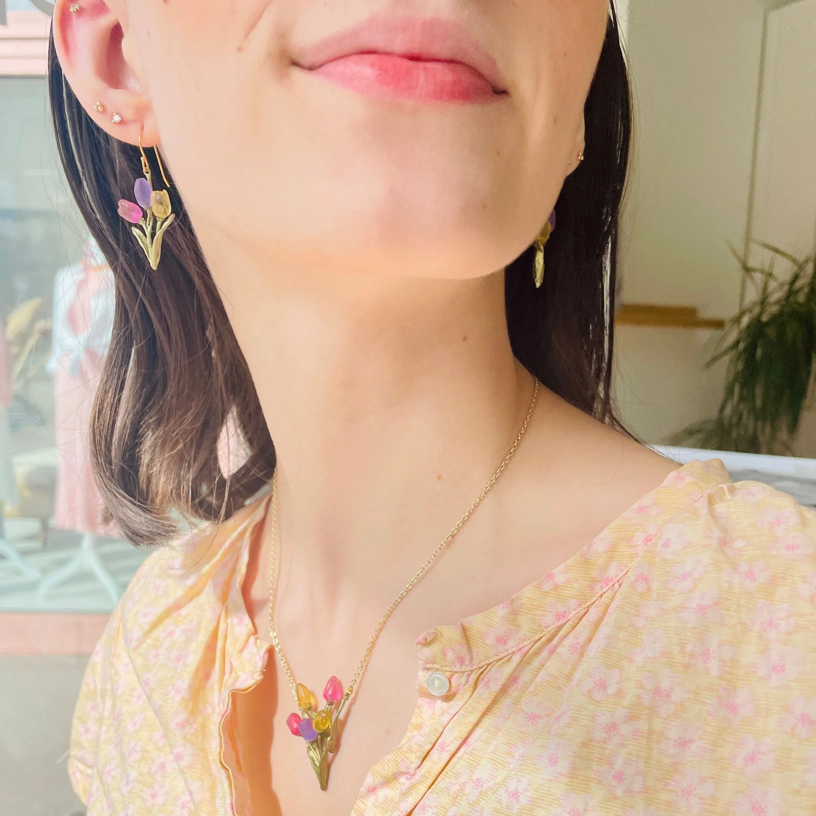 Tulip Drop Earrings
