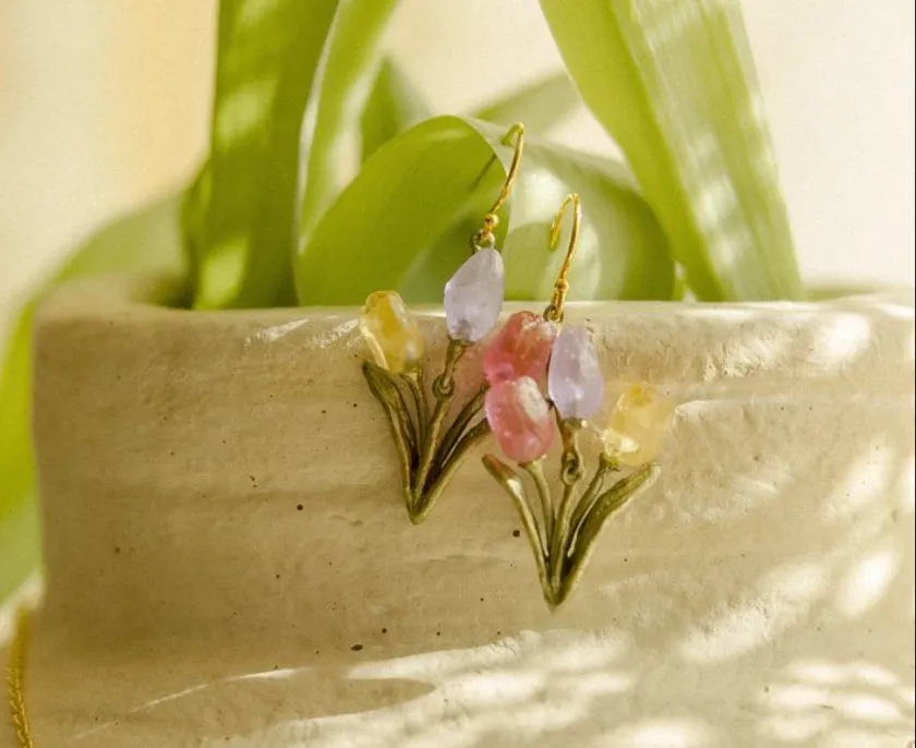 Tulip Drop Earrings