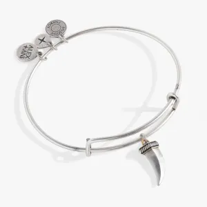 Two-Tone Horn Charm Bangle