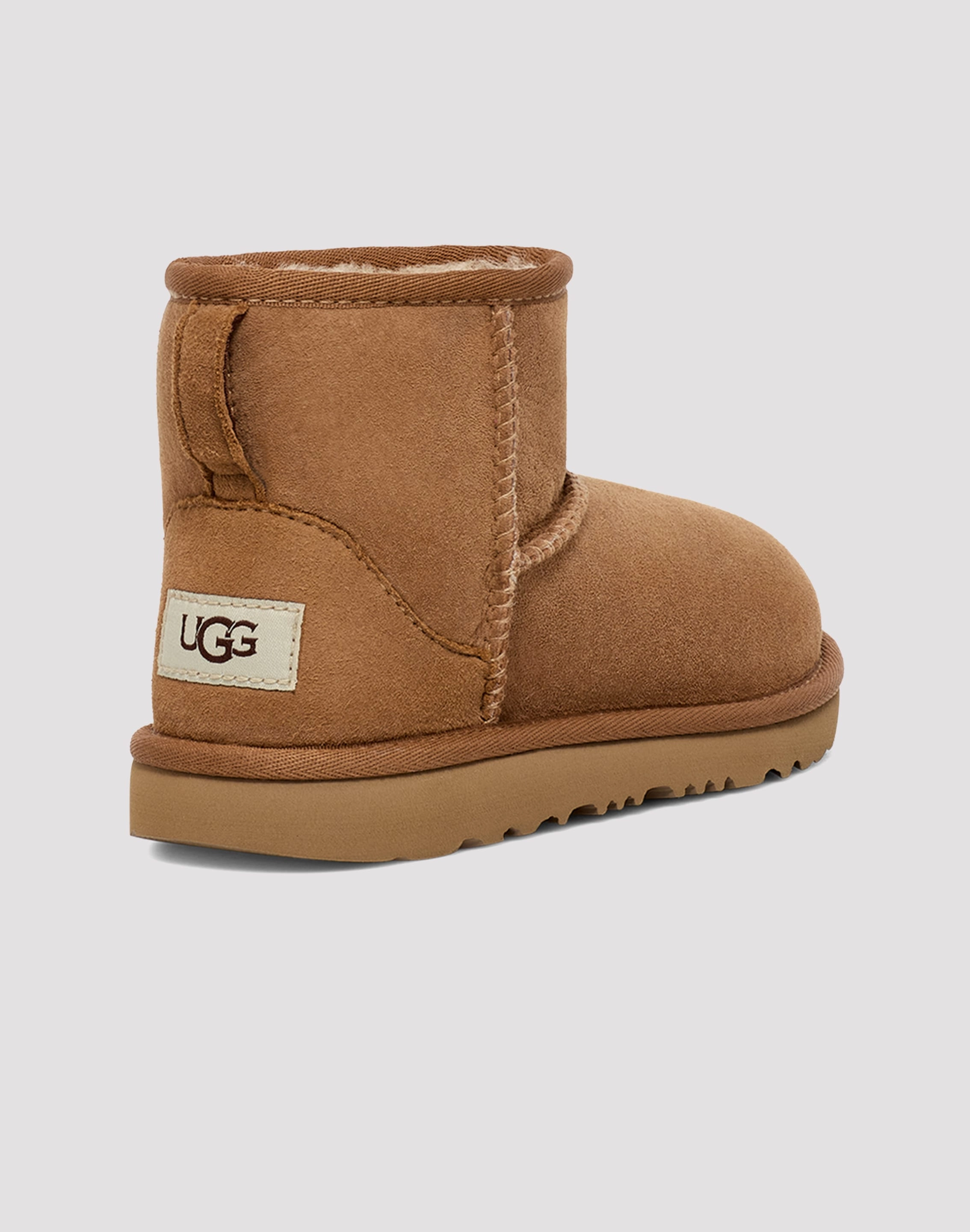 UGG Classic Mini II Toddler Girls' "Chestnut" Boot Lace - detailed fashion
