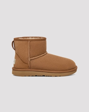 UGG Classic Mini II Toddler Girls' "Chestnut" Boot Lace - detailed fashion Luxury fashion items