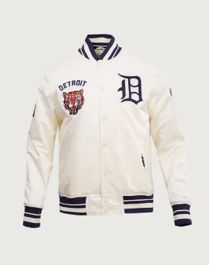 Upcycled fashion Pro Standard Detroit Tigers Retro Classic Rib Satin Jacket Clearance fashion