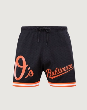 Upcycled fashion Pro Standard Baltimore Orioles Logo Mesh Shorts Smart fashion (wearables)