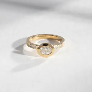 Velta Ring with 0.52ct Lab-grown Diamond in Gold