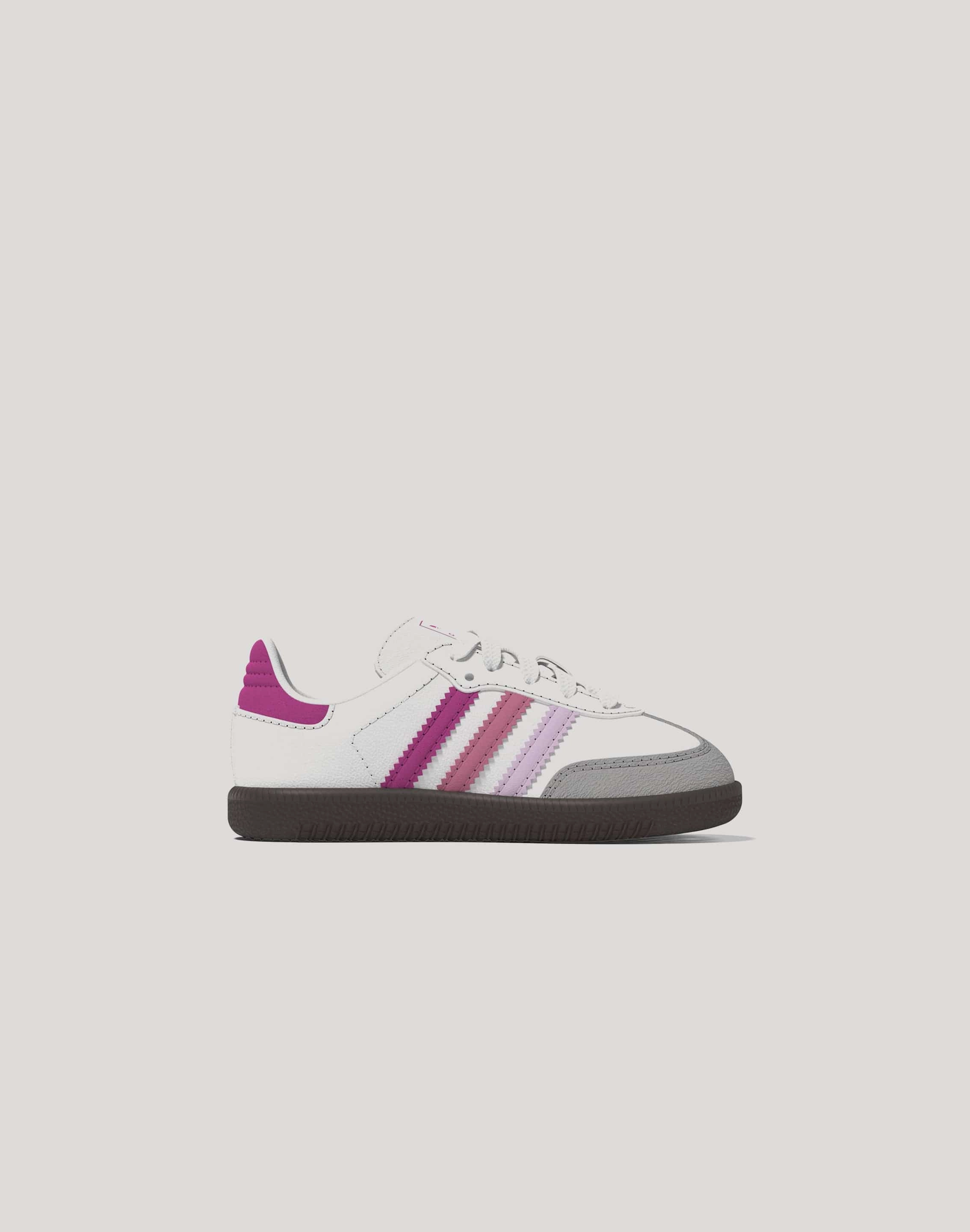 Vintage - inspired fashion Adidas SAMBA OG J TD ROSE/ORCHID/WHT Denim - based fashion