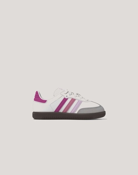 Vintage - inspired fashion Adidas SAMBA OG J TD ROSE/ORCHID/WHT Denim - based fashion