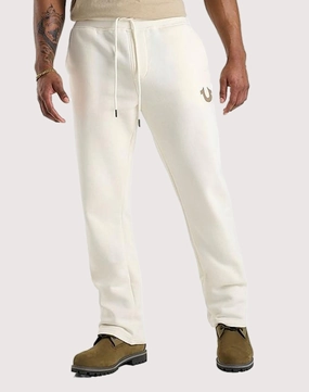 Vintage - inspired fashion True Religion Horseshoe Logo Fleece Joggers Fashion models