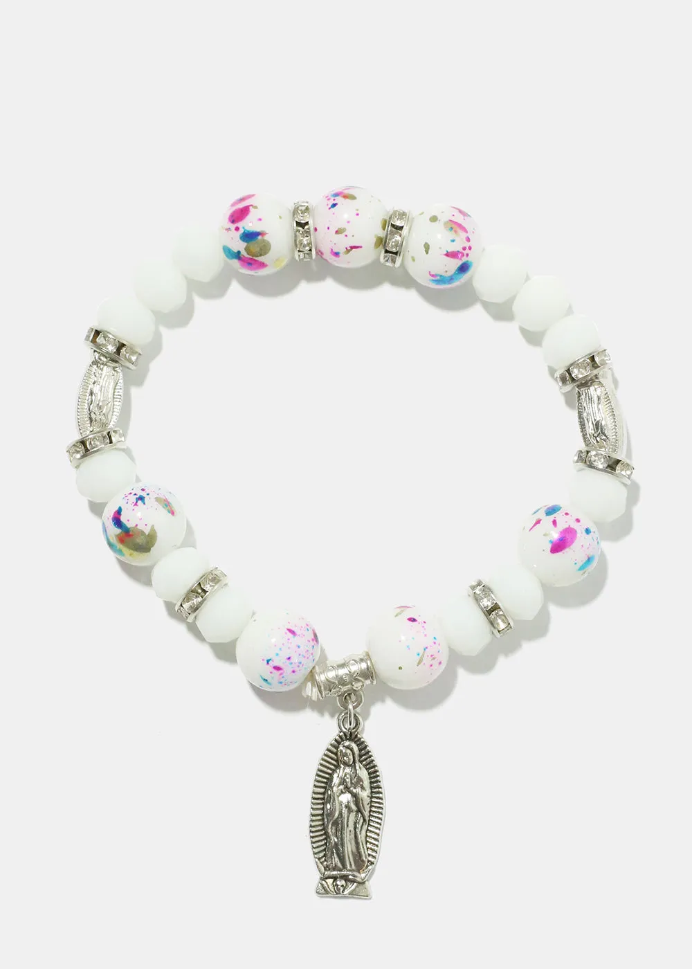 Virgin Mary Bead Bracelet