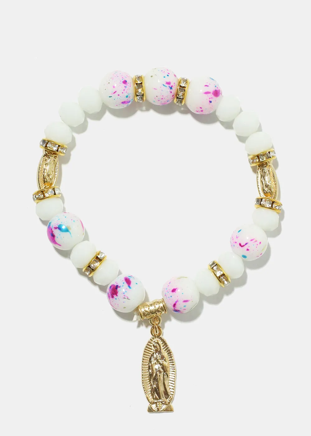 Virgin Mary Bead Bracelet