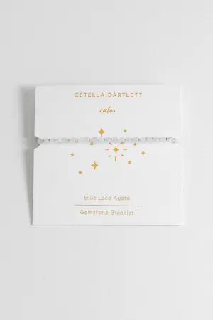 Wellness Blue Lace Agate Gemstone Amelia Bracelet