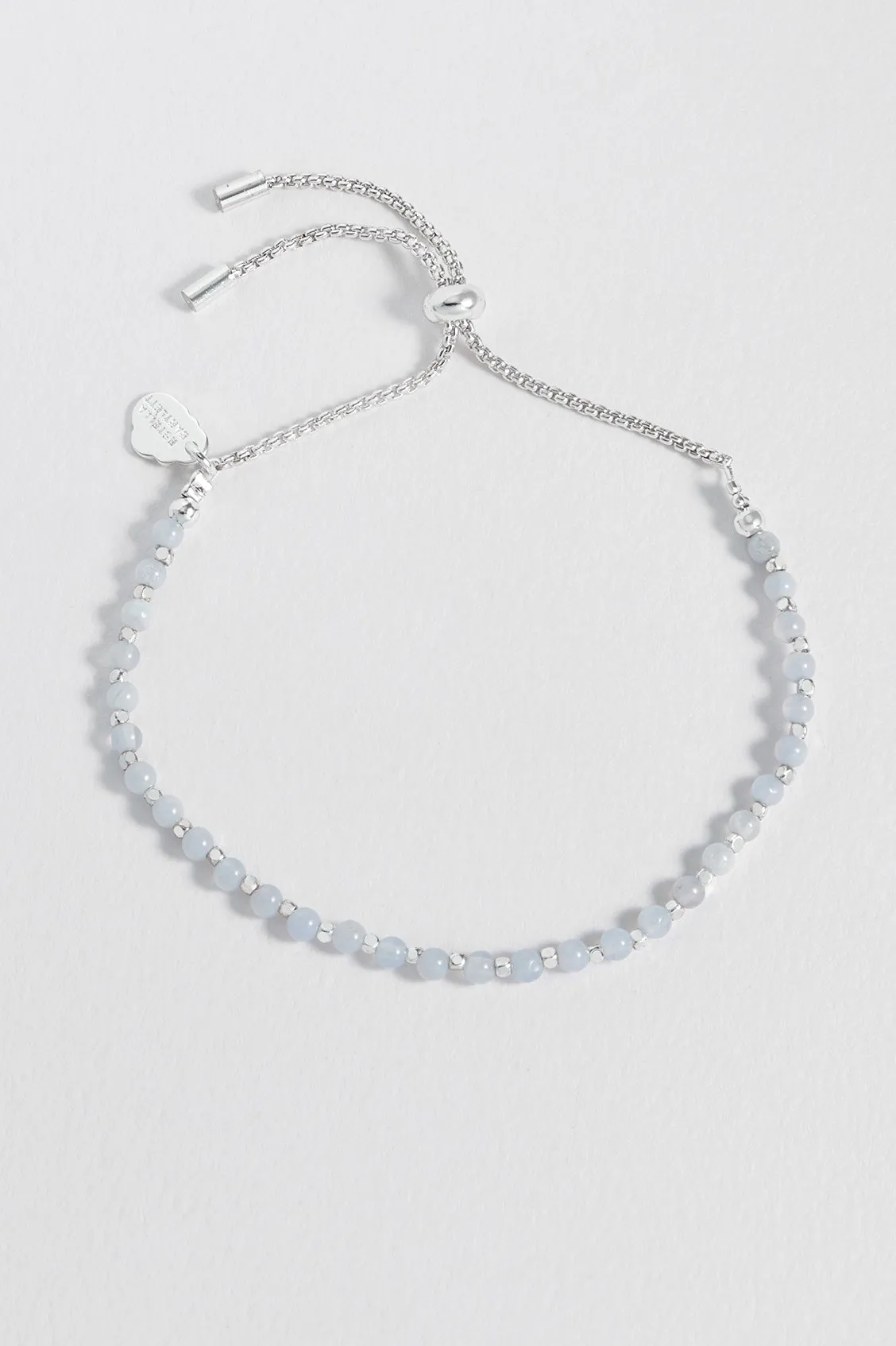 Wellness Blue Lace Agate Gemstone Amelia Bracelet