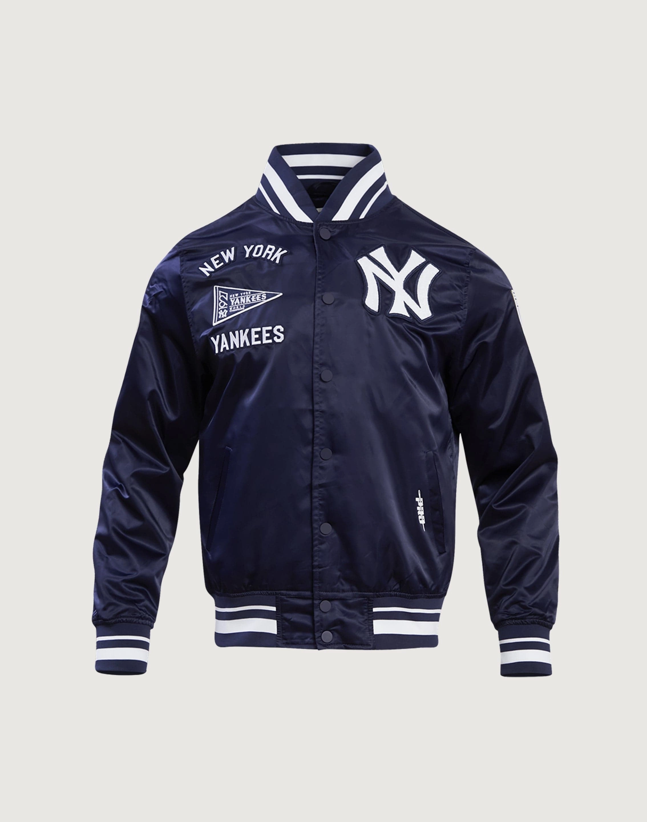Workwear options Pro Standard New York Yankees Retro Classic Rib Satin Jacket High - end fashion
