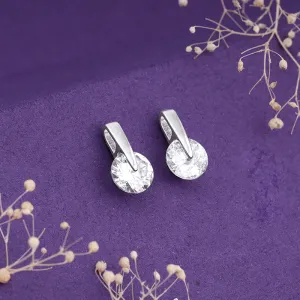 Zircon Twirl Earring